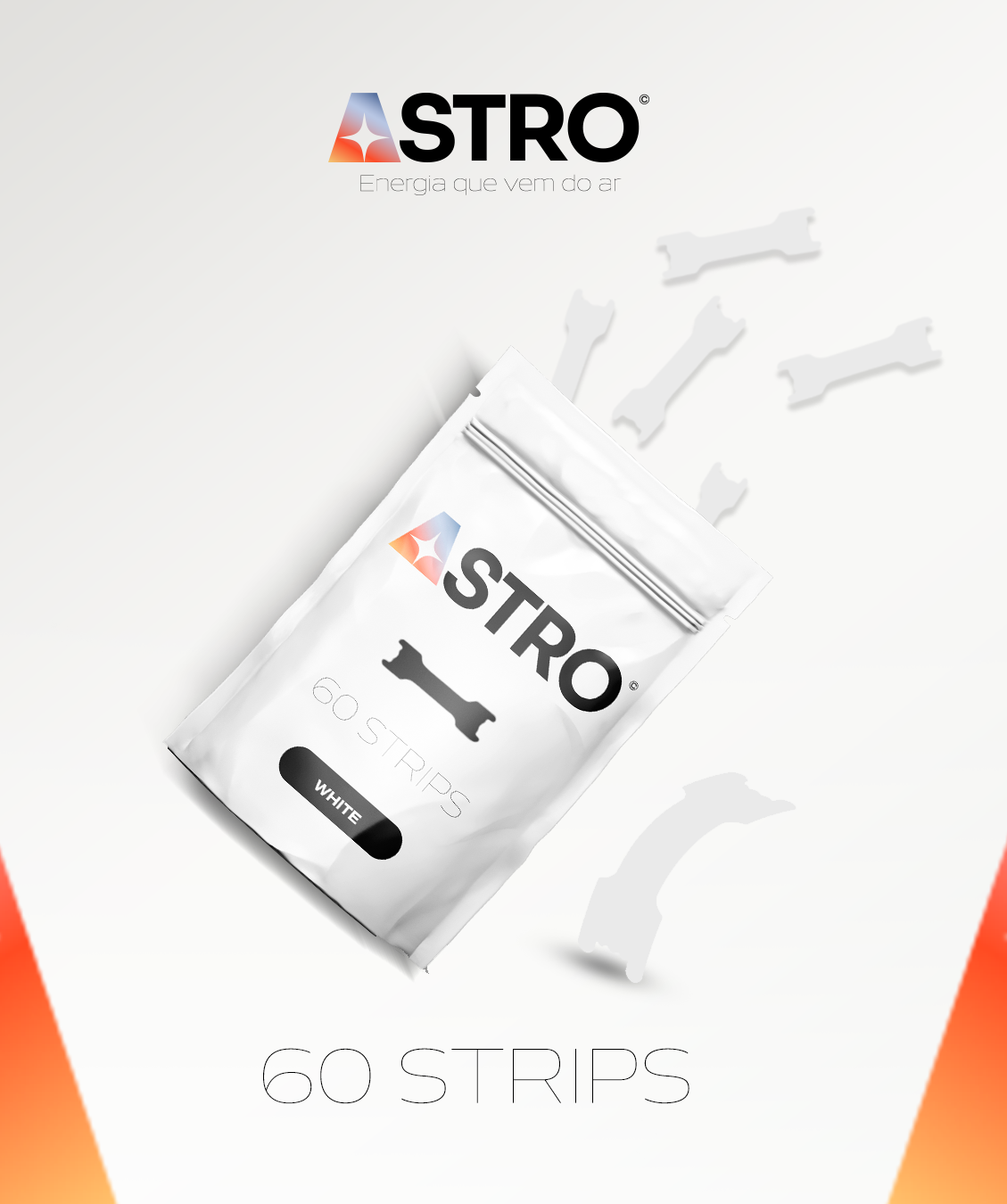 ⚪ ASTRO WHITE: 60 PCS